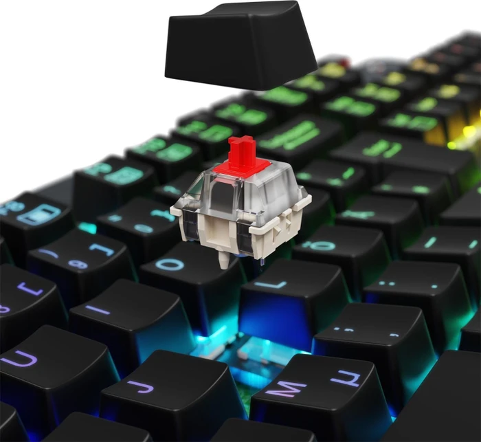 Lioncast LK300 RGB, Kailh RED, USB, DE