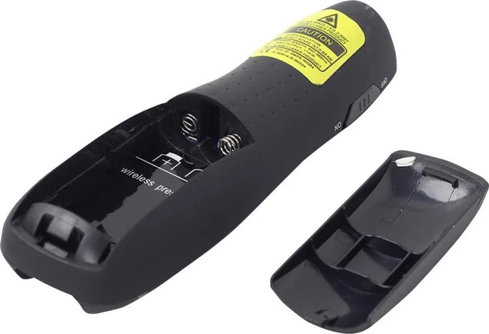 Gembird Kabelloser Präsentationsassistent mit Laserpointer, schwarz, USB-A