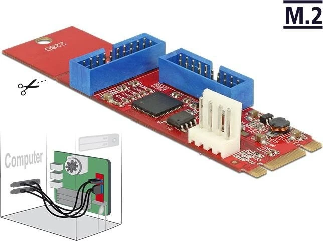 DeLOCK M.2 PCIe -> USB