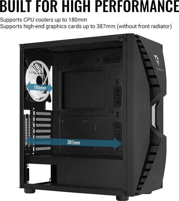 AeroCool Cronus, Glasfenster