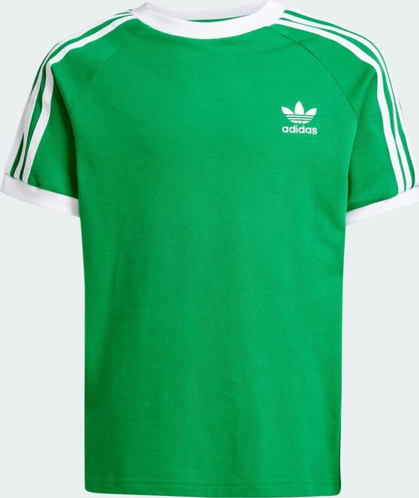 adidas 3-Streifen T-Shirt kurzarm grün (Junior)