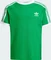 adidas 3-Streifen T-Shirt kurzarm grün (Junior) Vorschaubild