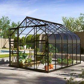 Vitavia Dione 9900 ESG 3mm Gewächshaus schwarz