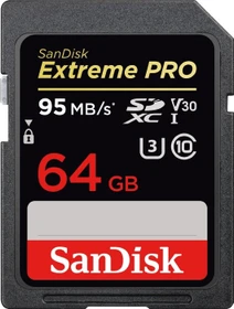 SanDisk Extreme PRO R95/W90 64GB, UHS-I U3, Class 10