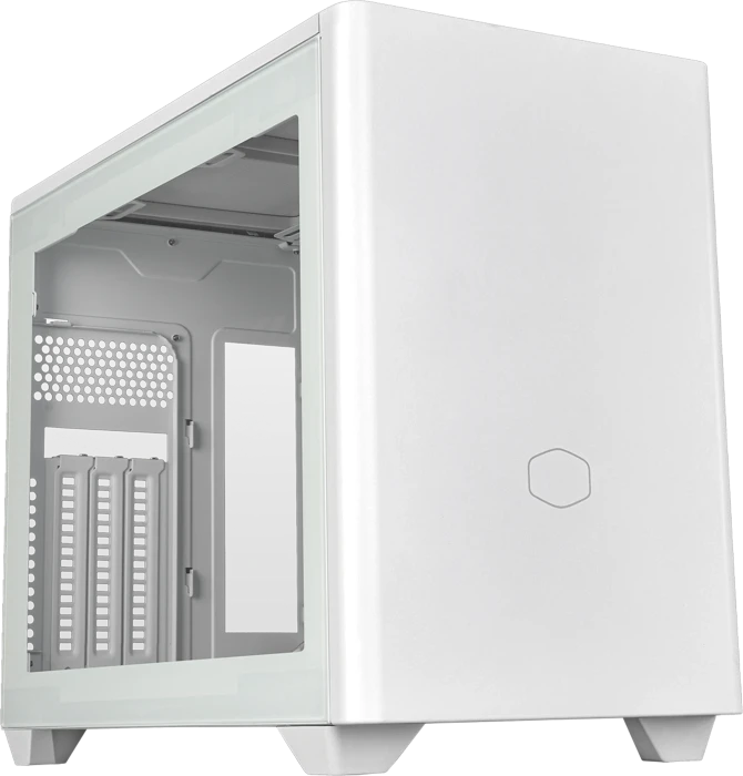 Cooler Master MasterBox NR200P [V2], weiß, Glasfenster, Mini-ITX