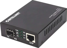 Intellinet 10G Media Converter, RJ-45, SFP+