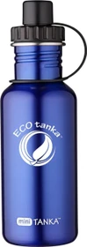ECOtanka miniTANKA Sport Verschluss Trinkflasche 600ml blau