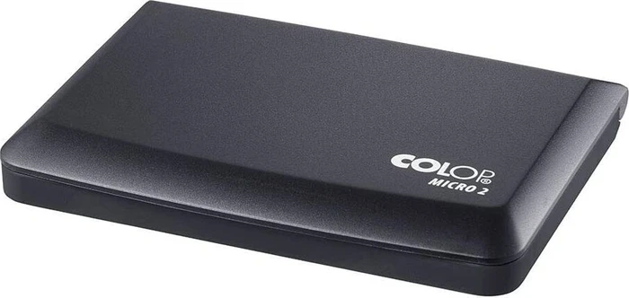 COLOP Kombibox Stempelkissen Set Micro 2 + Stempelfarbe 801, schwarz