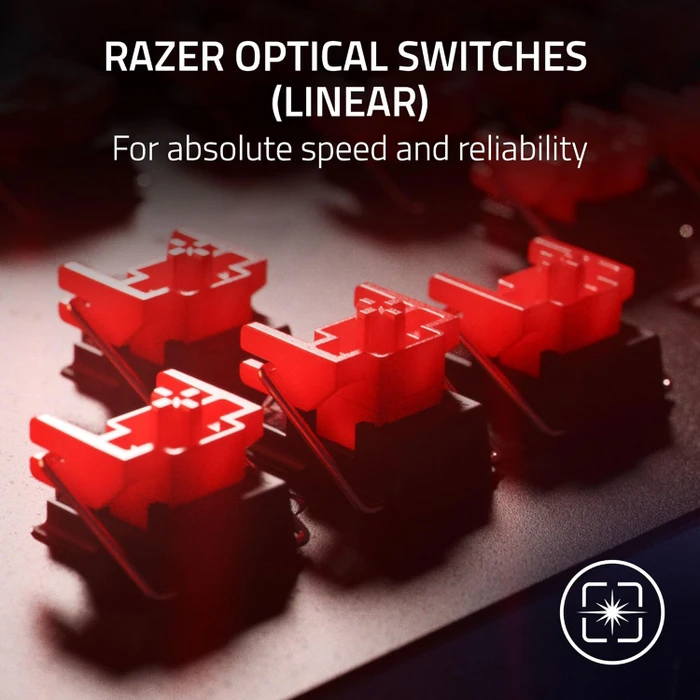 Razer Huntsman V2, PUBG Battleground Edition, LEDs RGB, Razer Linear Optical Gen-2 RED, USB, US