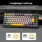 Ajazz AK820 Pro Wireless, Grey, LEDs RGB, hot-swap, Ajazz Gift, USB/Bluetooth, DE Vorschaubild