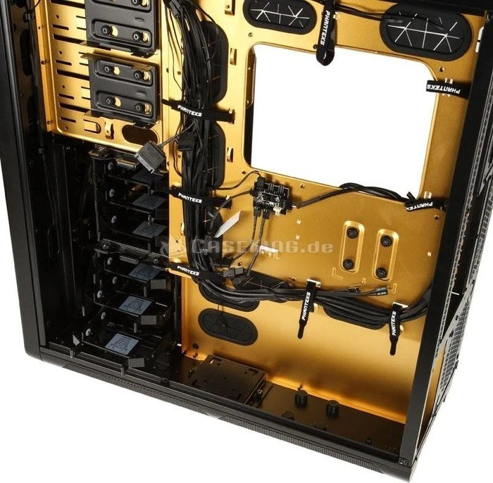 Phanteks Enthoo Primo schwarz/gold, Acrylfenster