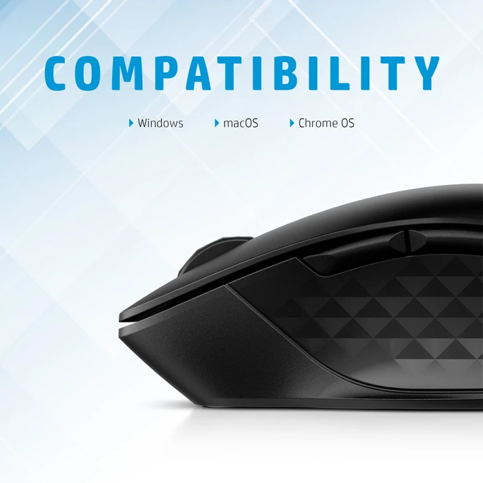 HP 430 Multi-Device Wireless Mouse Jet Black, USB/Bluetooth