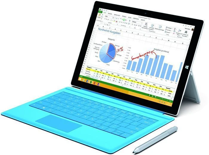 Microsoft Surface Pro 3, Core i5-4300U, 8GB RAM, 256GB, EDU