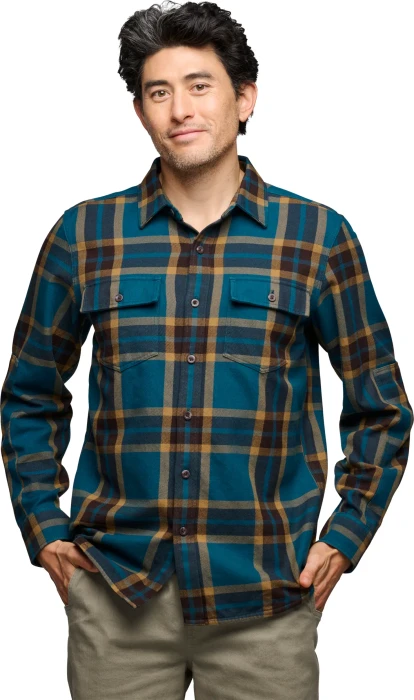 Black Diamond Project Twill Hemd langarm dark curry/indigo (Herren)