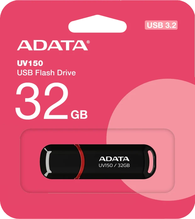 ADATA DashDrive UV150 32GB schwarz, USB-A, USB 3.2 Gen 1×1