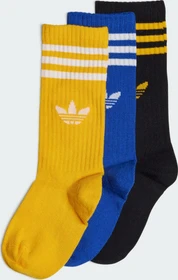 adidas Crew Socken royal blue/black/collegiate gold, 3 Paare (Junior)