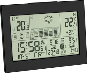 TFA Dostmann Horizon Funkwetterstation schwarz, digital