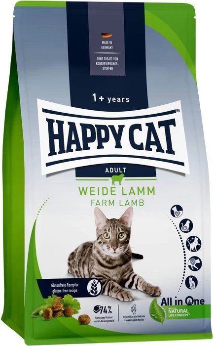 Happy Cat Supreme Fit & Well Adult Weide-Lamm, 4kg