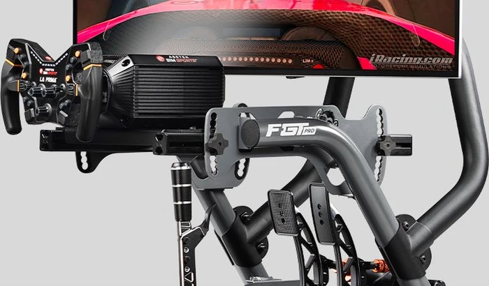 Next Level Racing F-GT Pro Formula and GT Racing Cockpit, Grey Edition, Simulator Cockpit