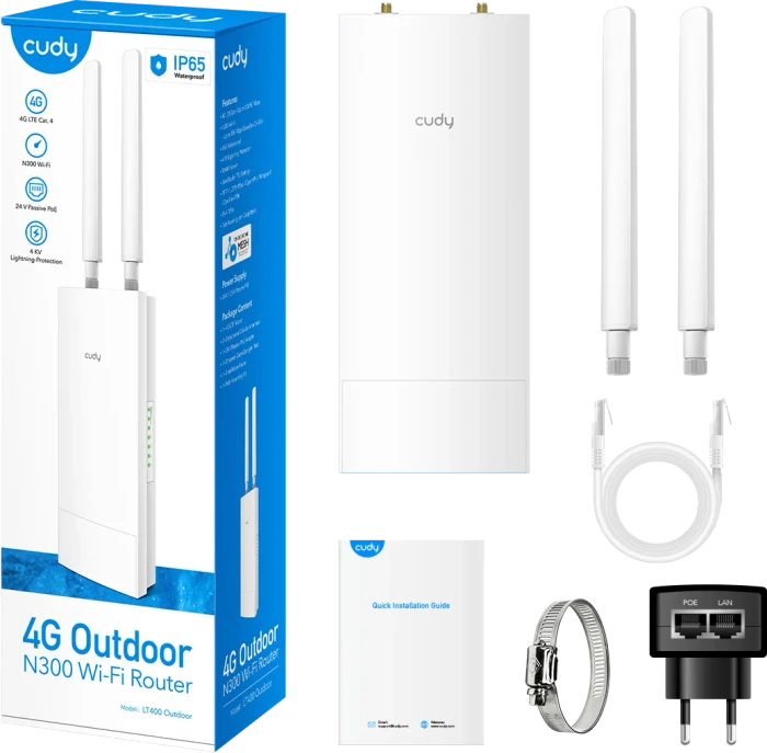 Cudy LT400 Outdoor, Outdoor, LTE