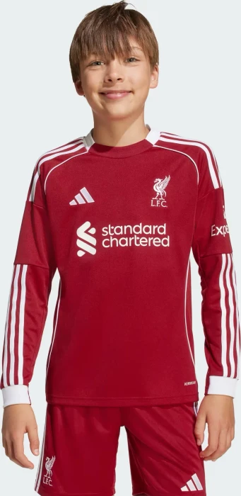 adidas Liverpool FC 2025/2026 Heimtrikot langarm (Junior)
