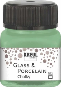 Kreul Glass & Porcelain Chalky Malfarbe, rosemary green, 20ml