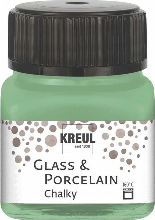 Kreul Glass & Porcelain Chalky Malfarbe, rosemary green, 20ml