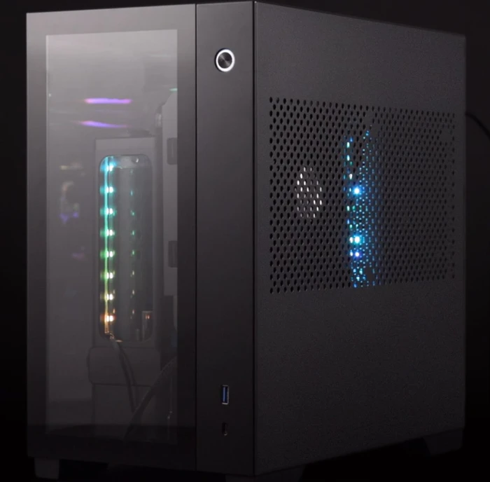 Raijintek Paean Mini, Glasfenster, Mini-ITX