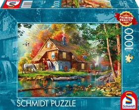 Schmidt Spiele Wassermühle im Herbst