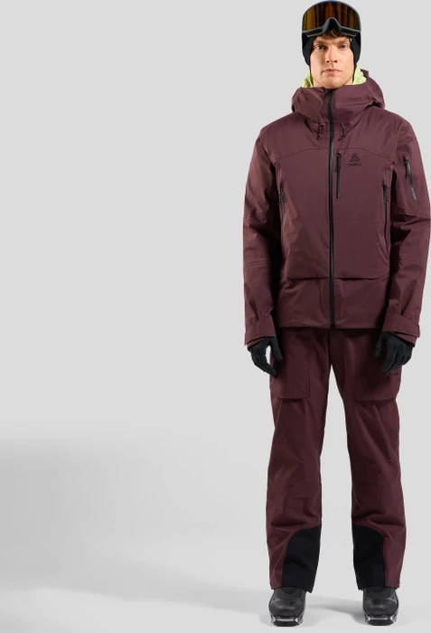 Odlo X-Alp 3L Hardshell Skihose lang fudge (Herren)