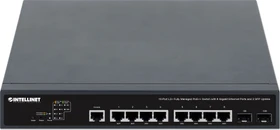 Intellinet Rackmount Gigabit Managed Switch, 8x RJ-45, 2x SFP, 242W PoE++ (562003)