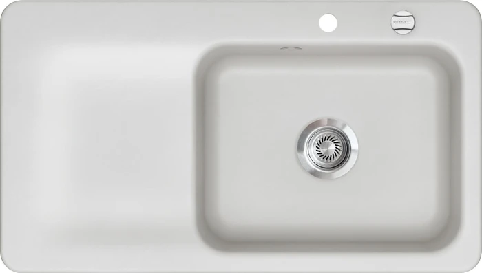 systemceram Juna 90 Einbau Becken rechts satin