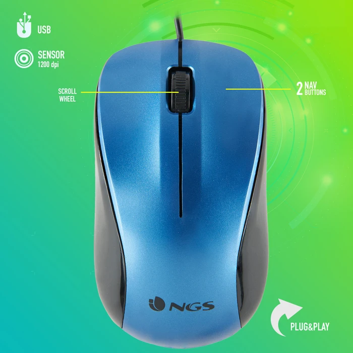 NGS Crew Blue, USB