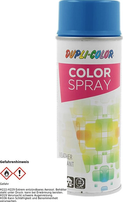 Dupli-Color Color Spray Kunstharzlack-Spray RAL 5010 enzianblau, 400ml