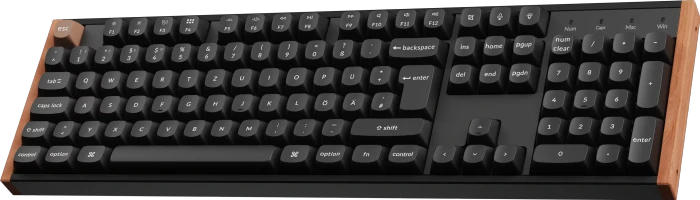 Keychron K10 HE Wireless, Special Edition ISO Black, LEDs RGB, Gateron 2.0 Magnetic Nebula, USB/Bluetooth, DE