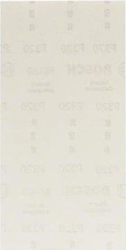 Bosch Professional M480 Best for Wood and Paint Gewebeschleifblatt K320, 115x230mm, 10 Stück