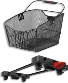 KLICKfix Citymax Racktime Fahrradkorb schwarz