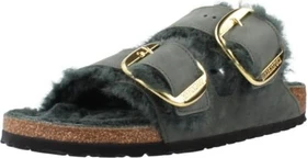 Birkenstock Arizona Big Buckle Lammfell Naturleder geölt thyme (Damen)