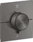 Hansgrohe Axor ShowerSelect ID eckig Thermostat für 2 Verbraucher brushed black chrome Vorschaubild
