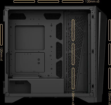 MSI MEG Prospect 700R, Glasfenster