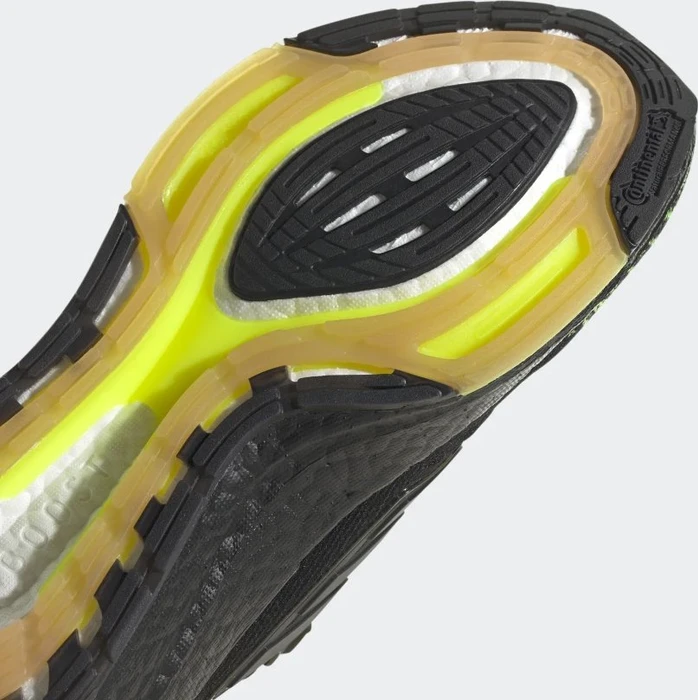 adidas Ultraboost 22 core black/solar yellow (Herren)