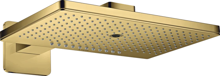 Hansgrohe Axor ShowerSolutions Kopfbrause 460/300 3jet softcube mit Brausearm polished goldoptik