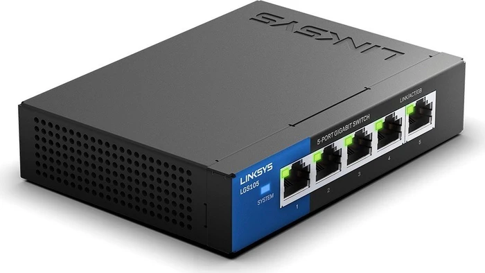 Linksys LGS100 Desktop Gigabit Switch, 5x RJ-45