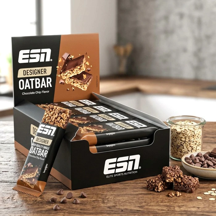ESN Designer Oatbar Chocolate Chip 1.2kg (12x 100g)