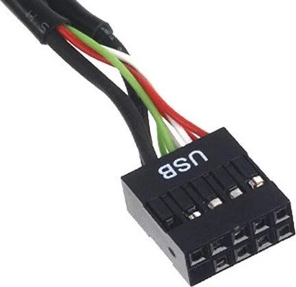 SilverStone Pin Header interner USB 2.0 [Buchse]/USB 3.0 [Stecker], 0.1m