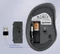 Manhattan Wireless Ergonomic Mouse with 2-in-1 USB Receiver, schwarz, USB Vorschaubild