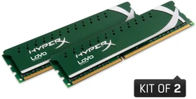 Kingston FURY LoVo XMP UDIMM 8GB Kit, DDR3L-1600, CL9-9-9-27, 2R