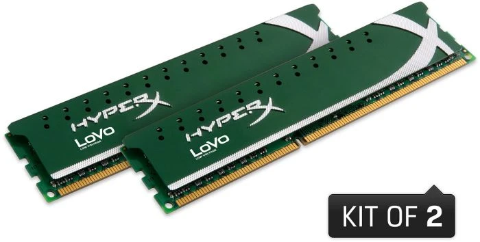 Kingston FURY LoVo XMP UDIMM 8GB Kit, DDR3L-1600, CL9-9-9-27, 2R