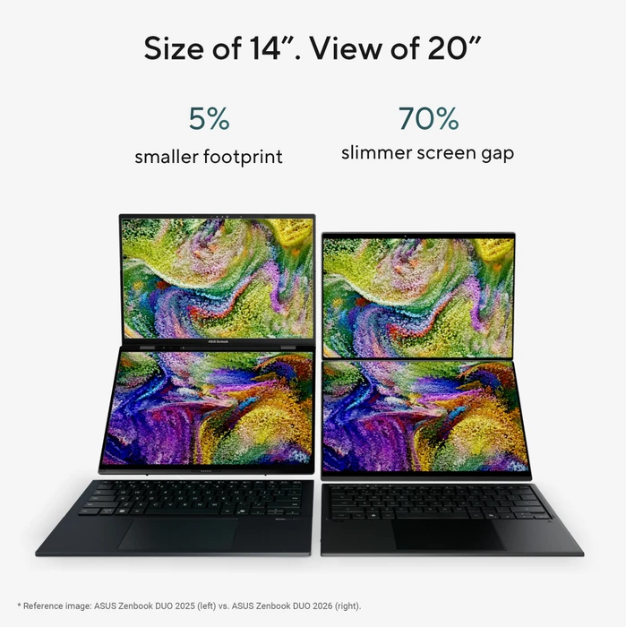 ASUS Zenbook Duo UX8407AA-SN262W, Core Ultra 9 386H, 32GB RAM, 1TB SSD, DE