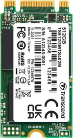 Transcend MTS402M SSD 512GB, M.2 2242 / B-M-Key / SATA 6Gb/s